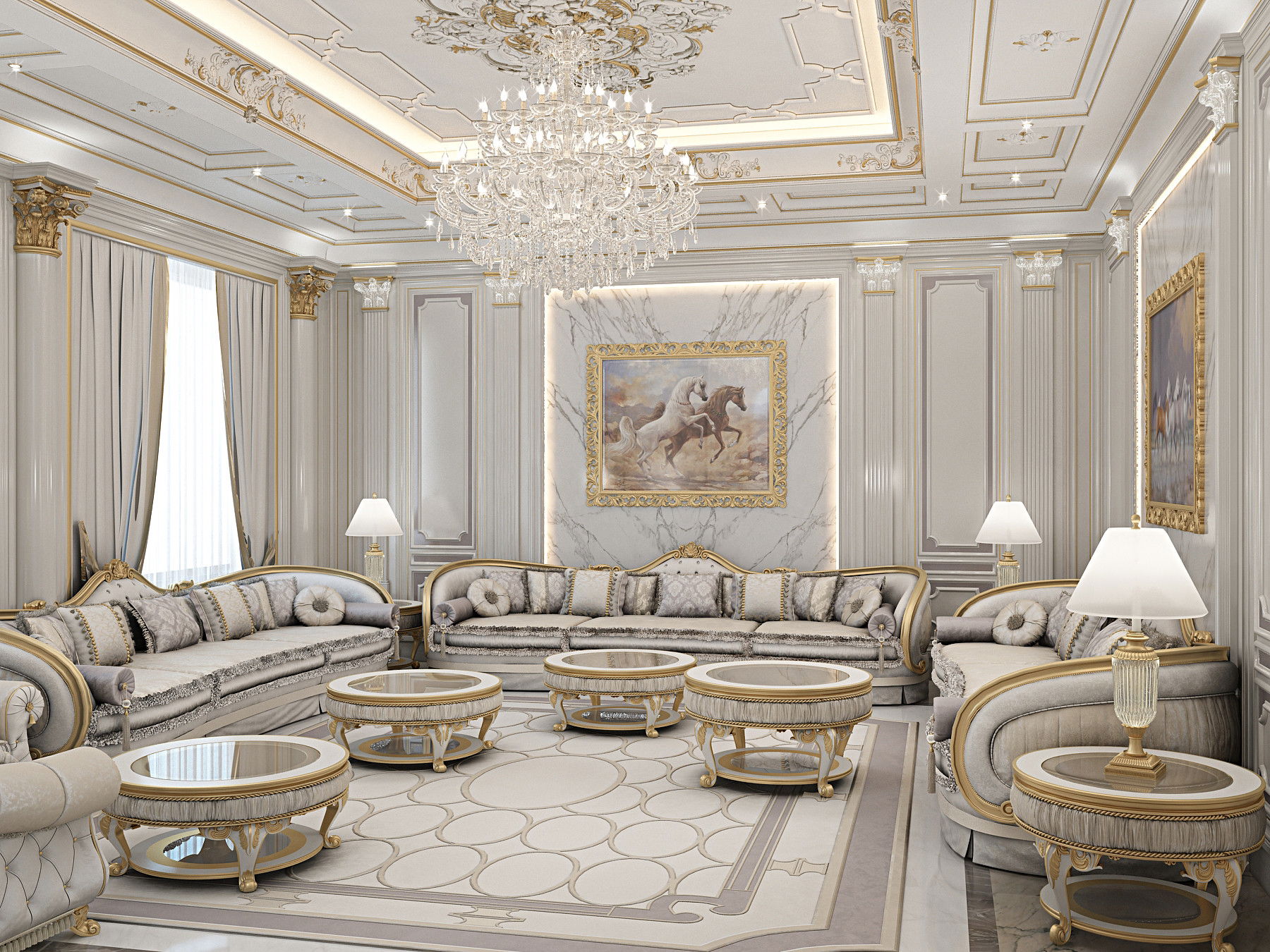 Идеальный дизайн классической виллы