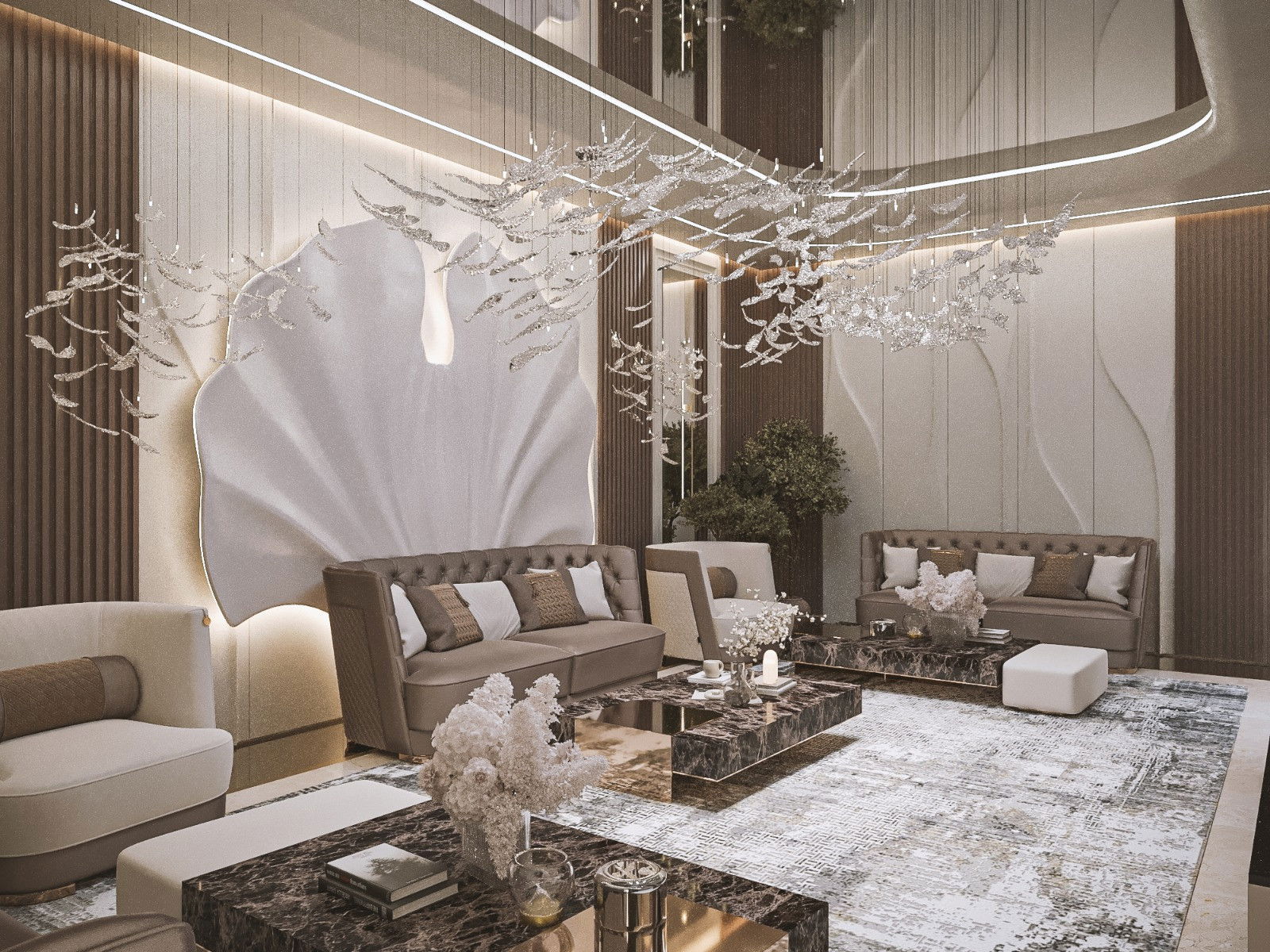 Элегантный интерьер виллы