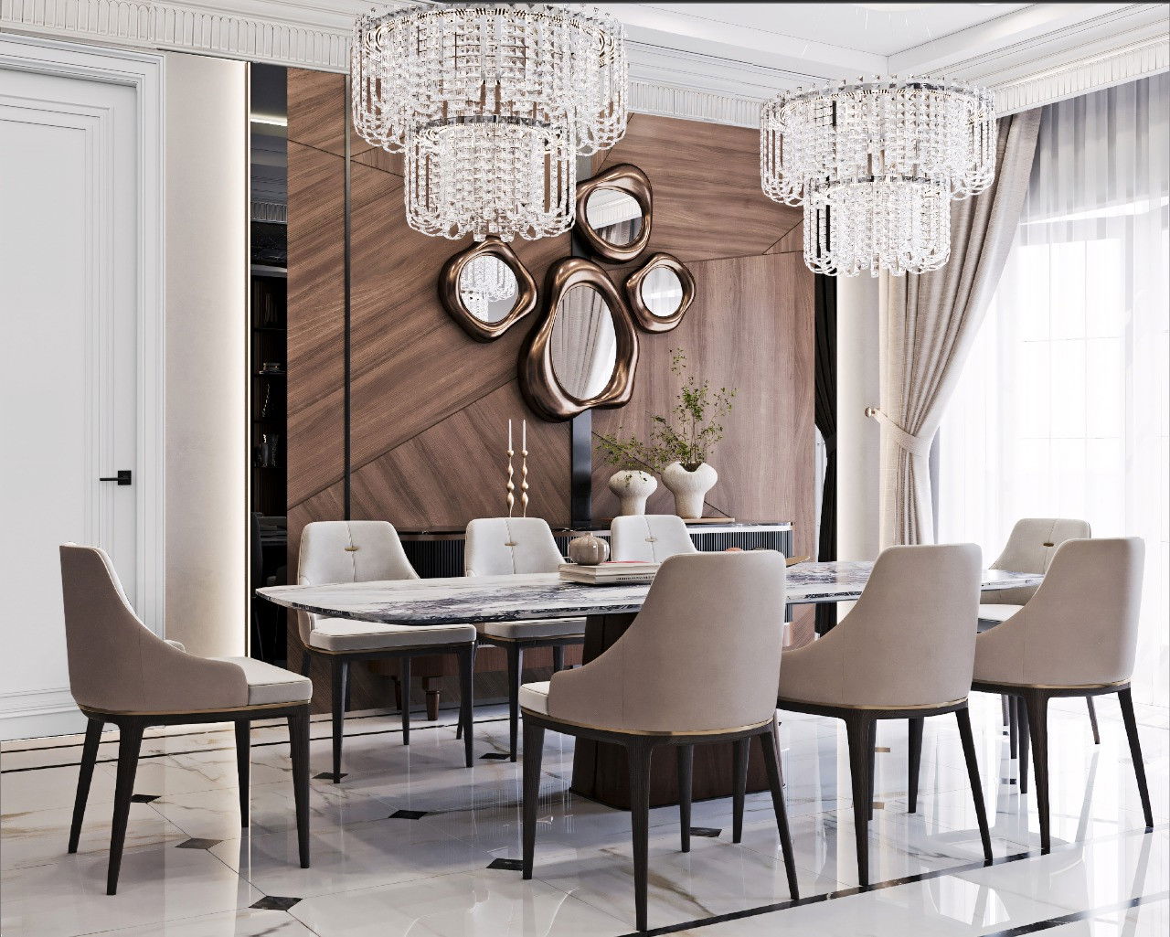 Роскошный современный дизайн виллы