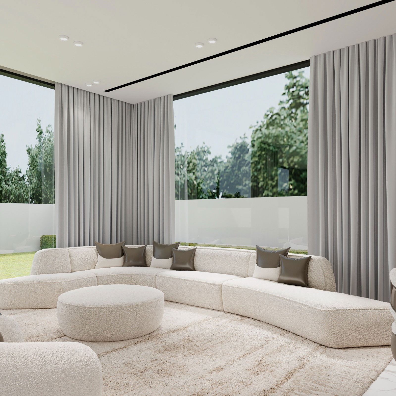 Современный интерьер виллы