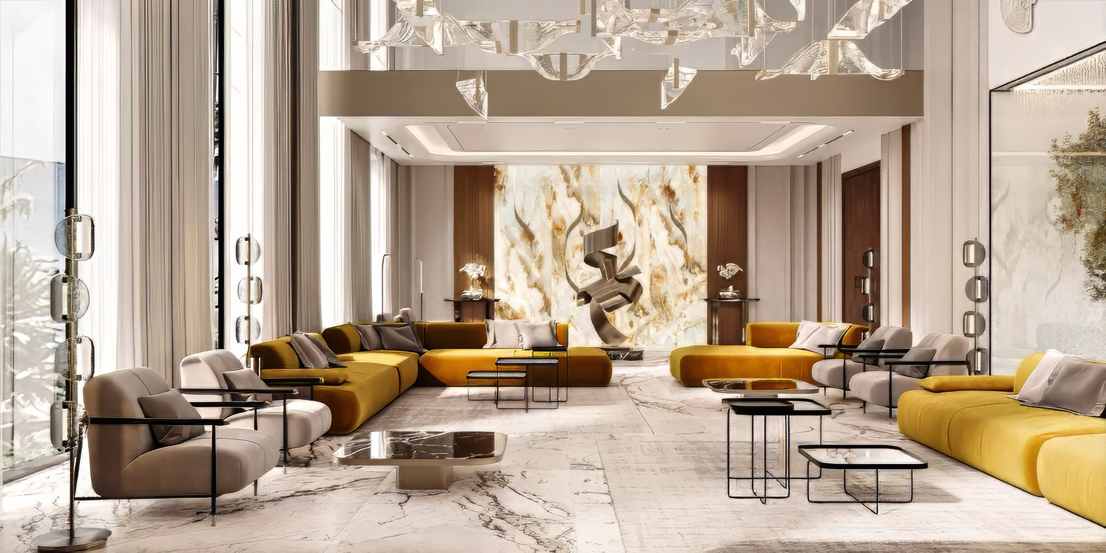 Living room area interior