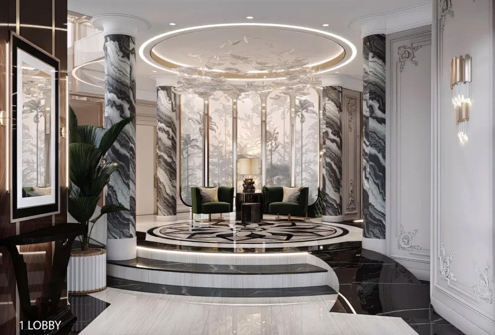 Palm Jumeirah villa interior renovation in Dubai