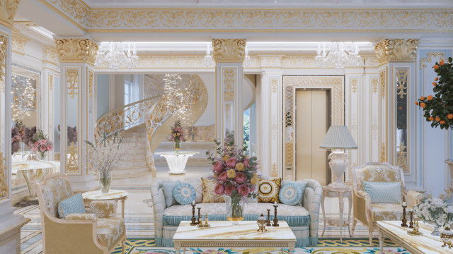 Royal luxury interior