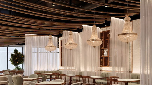 تصميم داخلي رائع للمطاعم