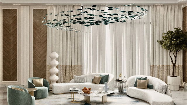 تصميم غرفة جلوس مريحة