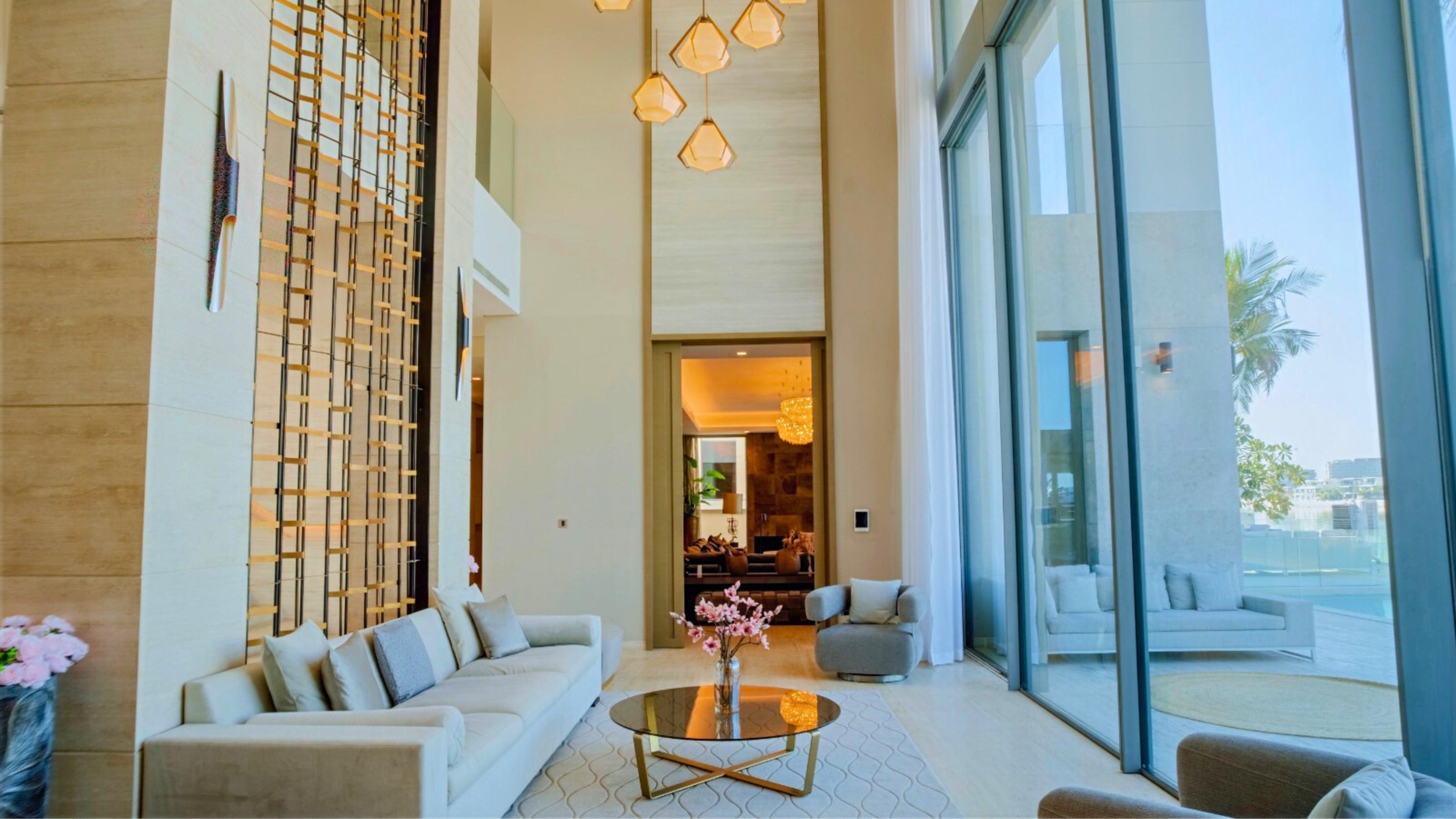 A Signature Living Room Designed for Palm Jumeirah Luxury Living