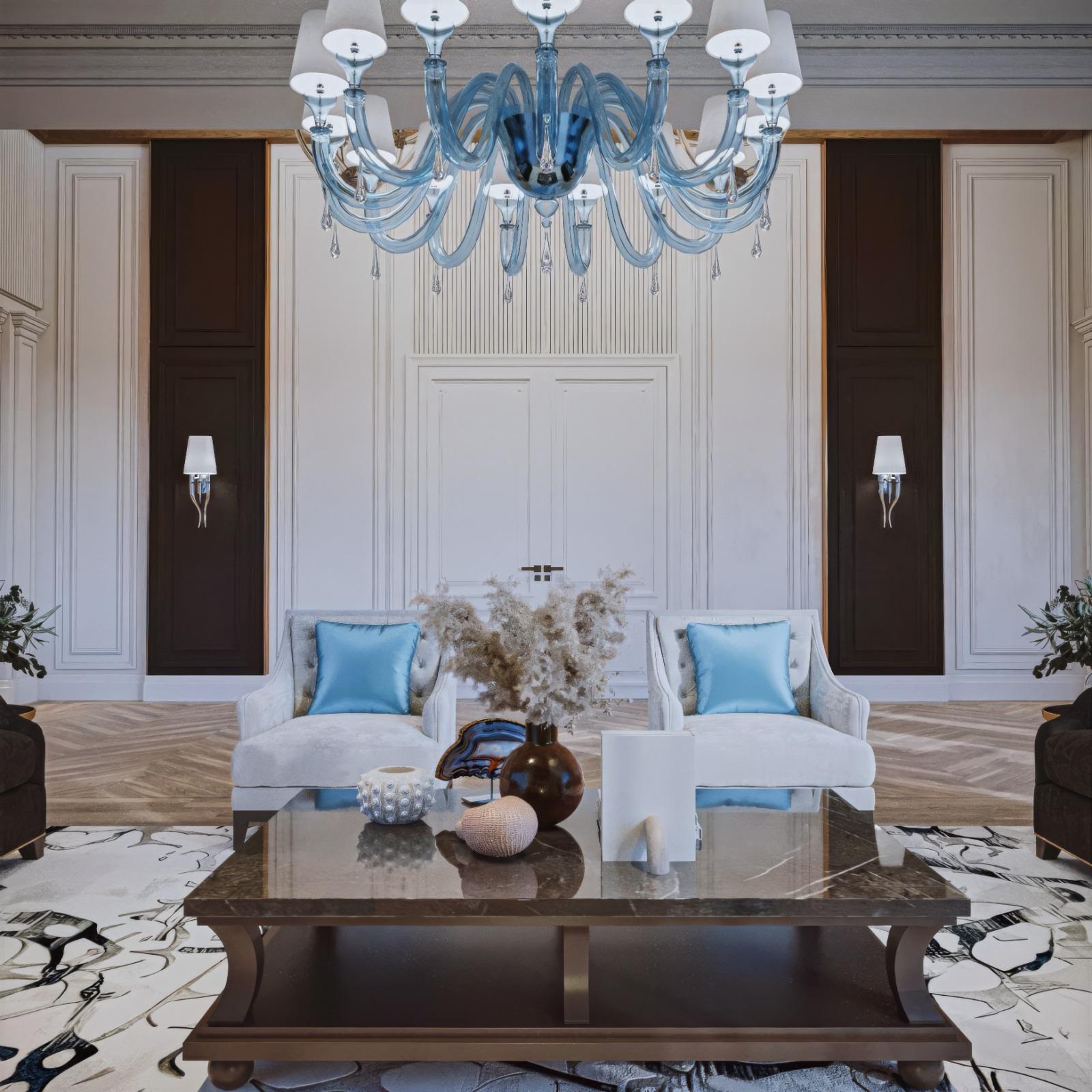 Family living interior decoration