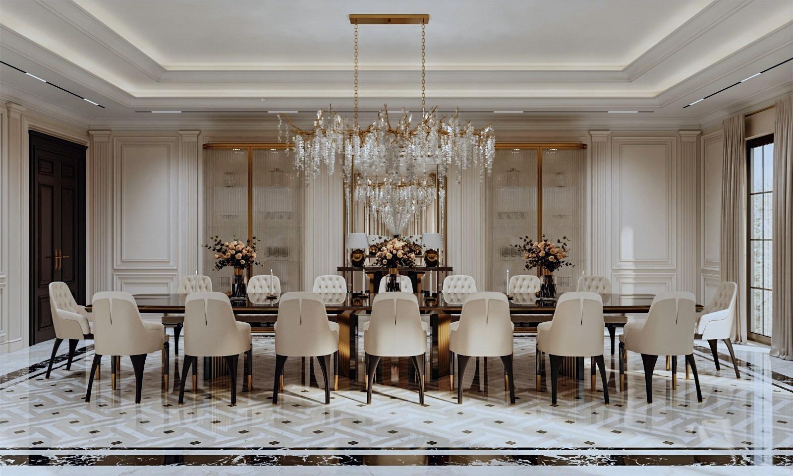 Very beautiful dining room interior