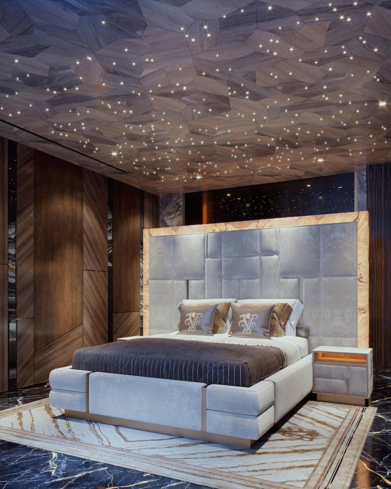 Дизайн спальни в ОАЭ — роскошные интерьеры