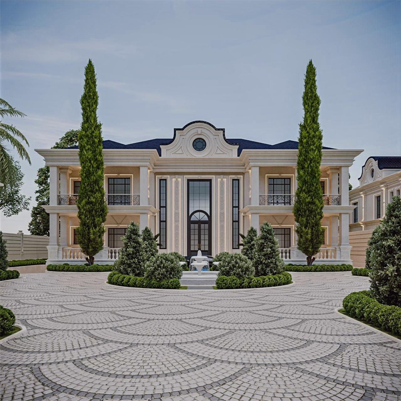 Роскошный классический экстерьер