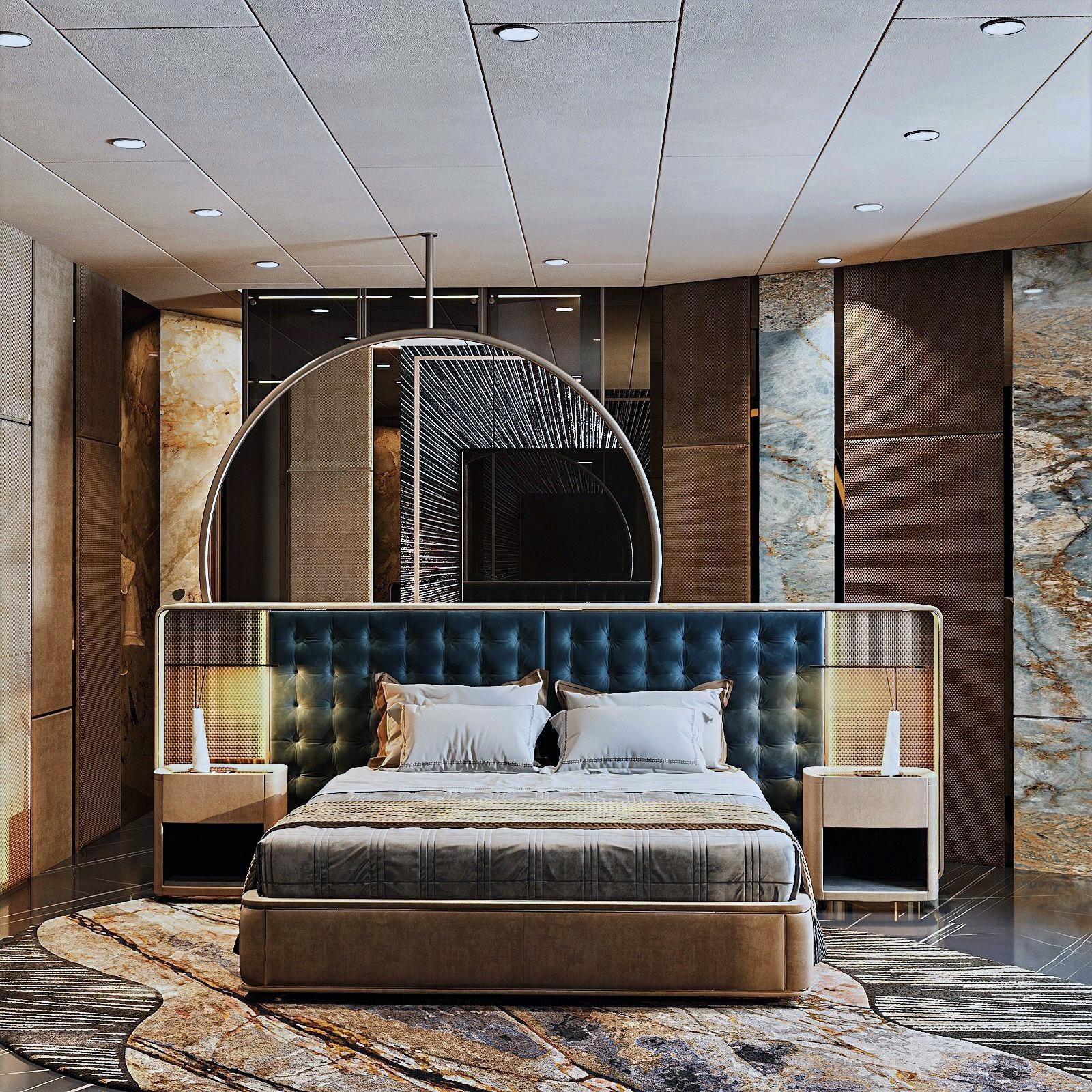 Роскошный интерьер спальни