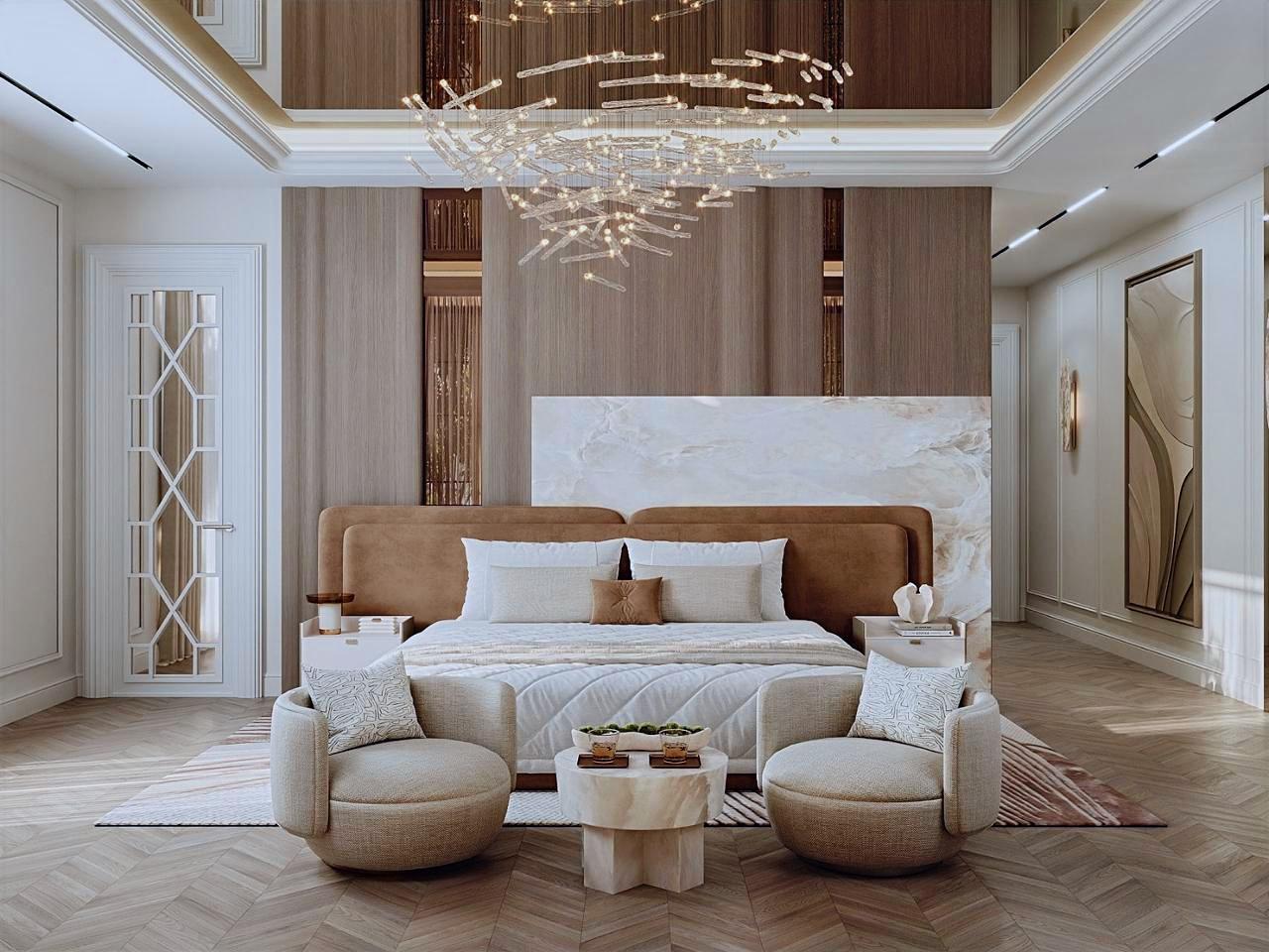 Exquisite interior for Chic Bedroom Design