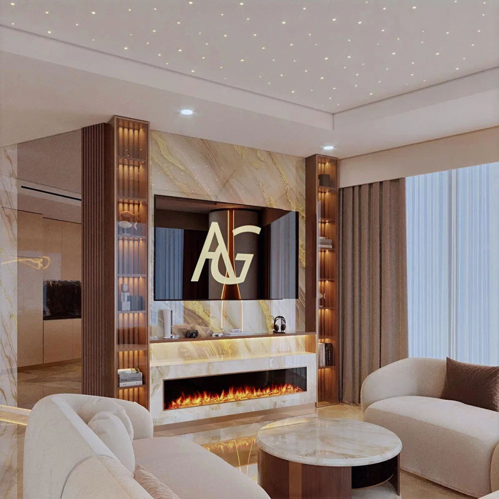 Luxury villa interior project in Abu Dhabi