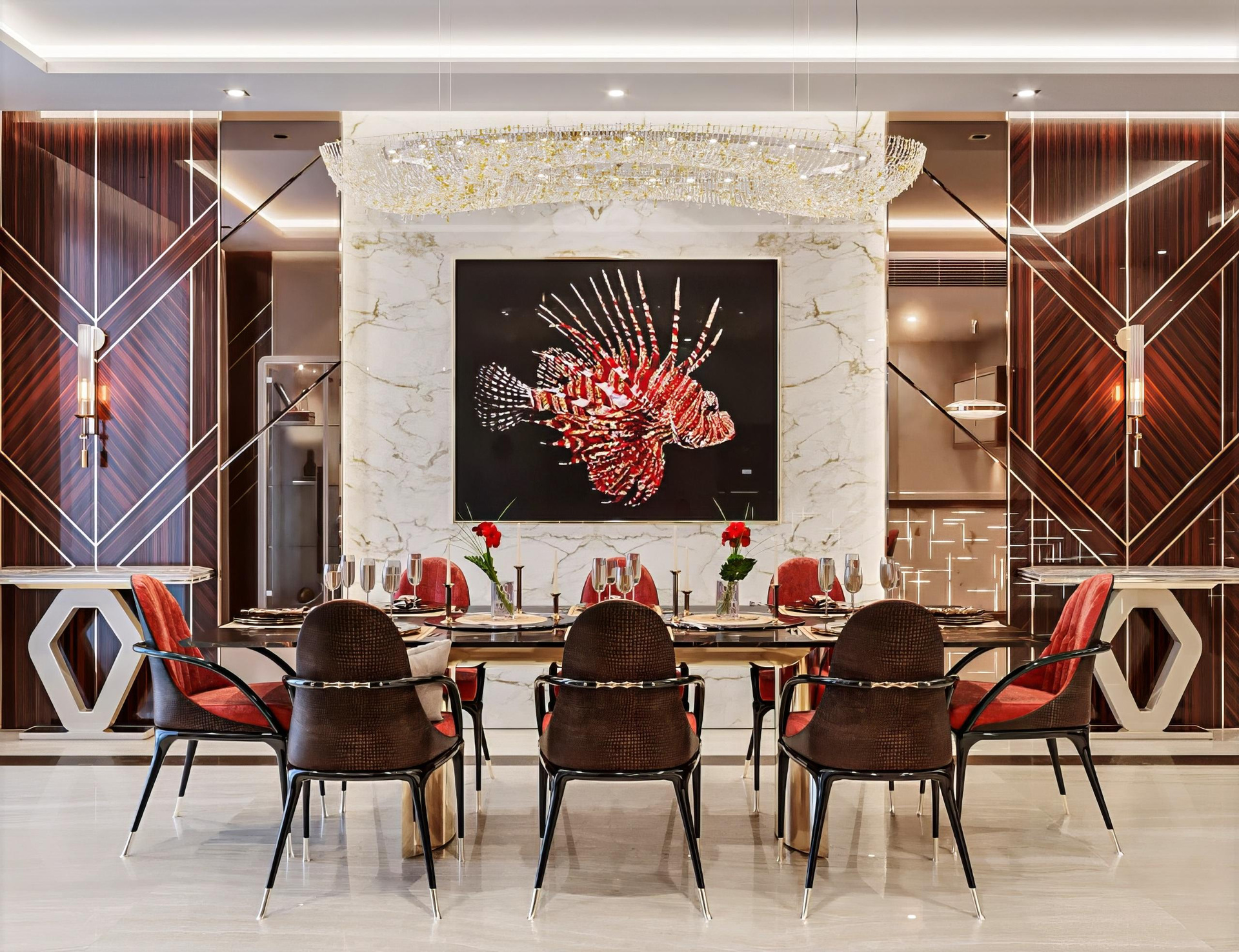 Роскошные апартаменты JBR Beach Resort — интерьер и отделка