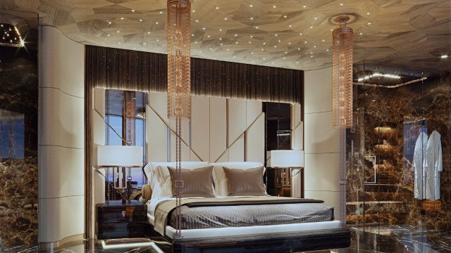 Spacious Elegant Bedroom Design