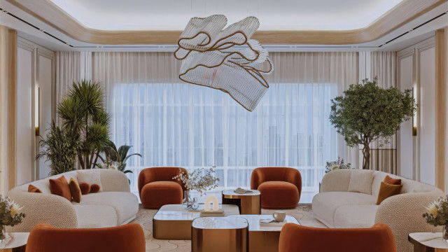 Spacious sitting room