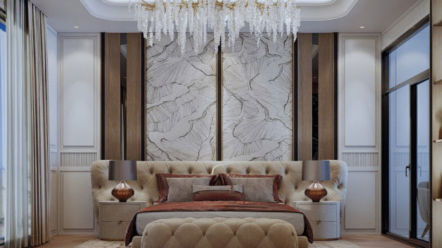 Bedroom Penthouse by Luxury Antonovich Design