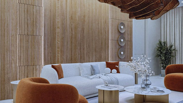 تصميم جديد لغرفة معيشة الاسرة