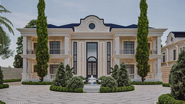 Роскошный классический экстерьер