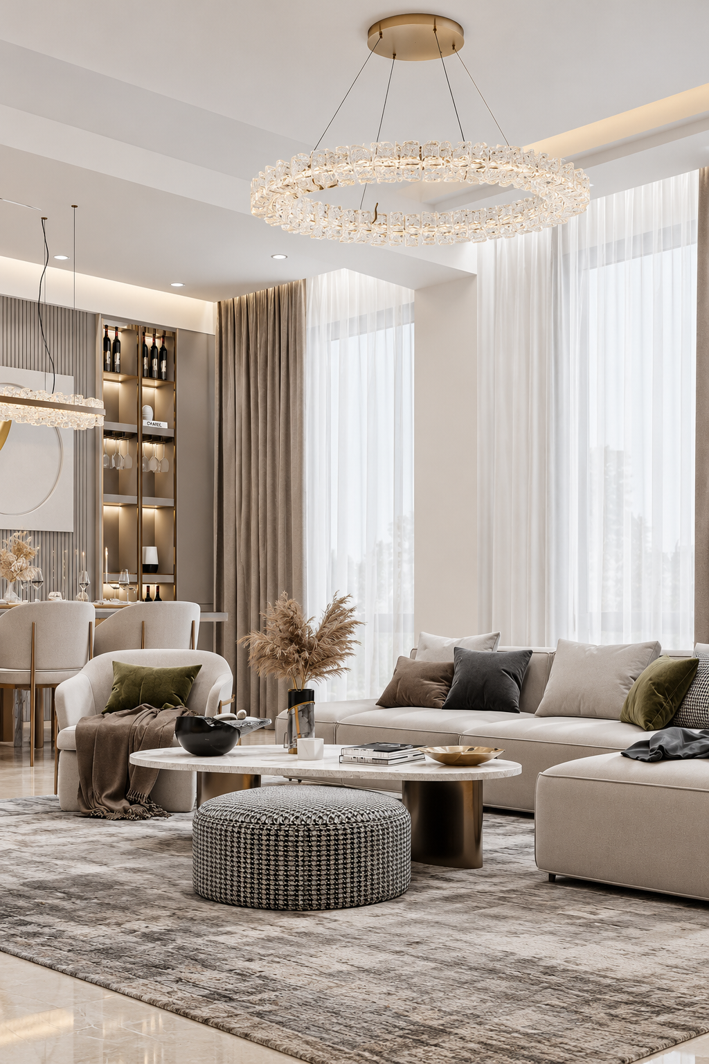 أفضل شركة تشطيب ديكور داخلي في دبي لتصميم بنتهاوس النخبة