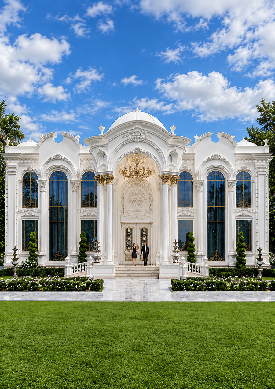 Timeless Classic Residential Villa in Iraq: Luxury Villa & Royal Palace Architecture by Antonovich Group