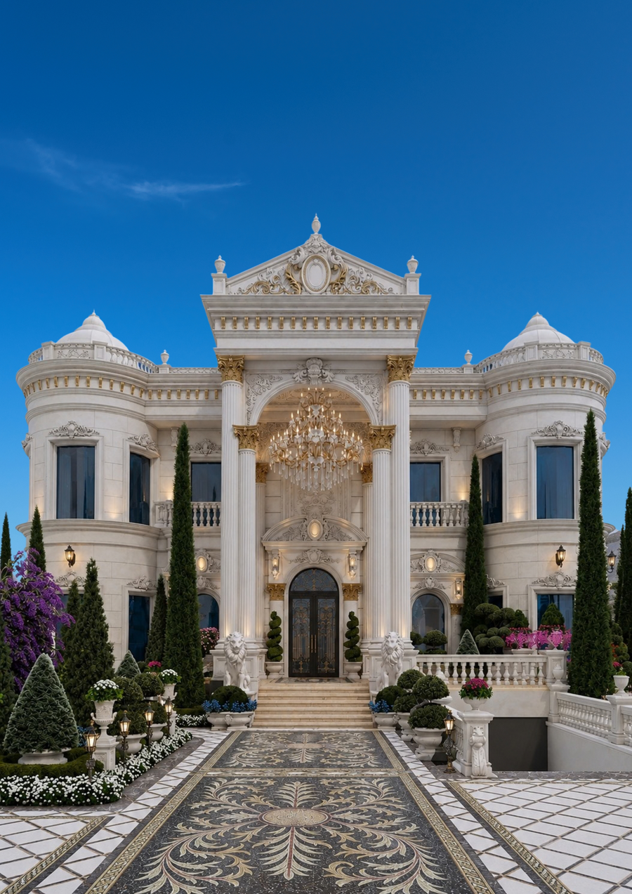 Royal Classic Villa in Sharjah, UAE: Luxury Villa Architecture by Antonovich Group