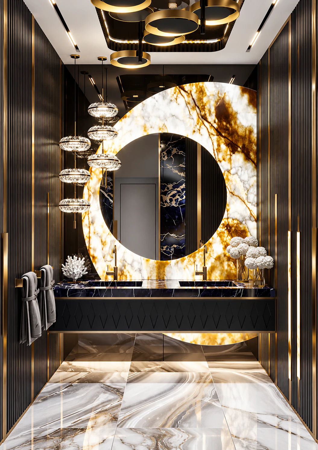 MODERN AESTHETIC BATHROOM DESIGN DUBAI