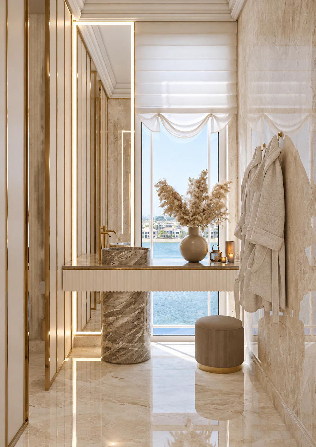 Unusual  bathroom design