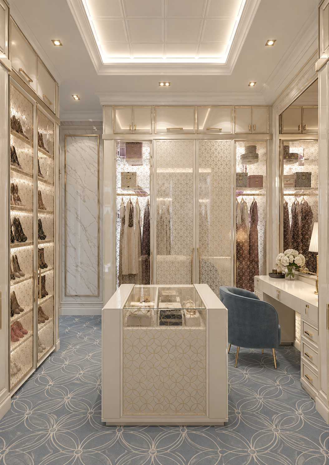 Stylish Chic dressing room design