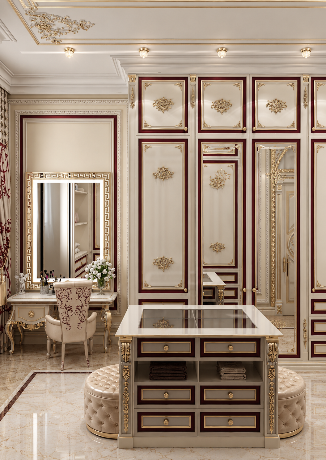 Finest Chic Dressing Room Design