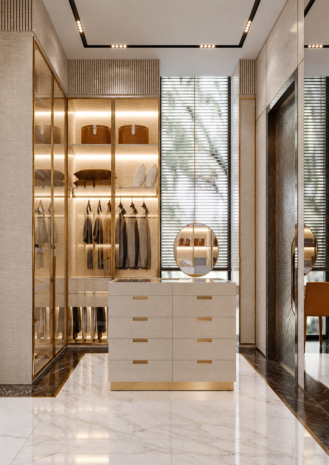 Dressing Room with Window