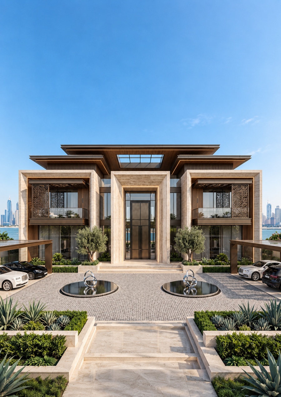 Sustainable Luxury Villa Architecture in the GCC Climate