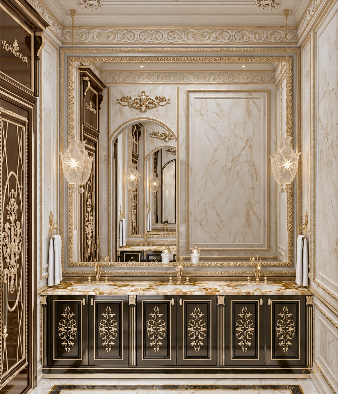 تصميم حمام فاخر معاصر