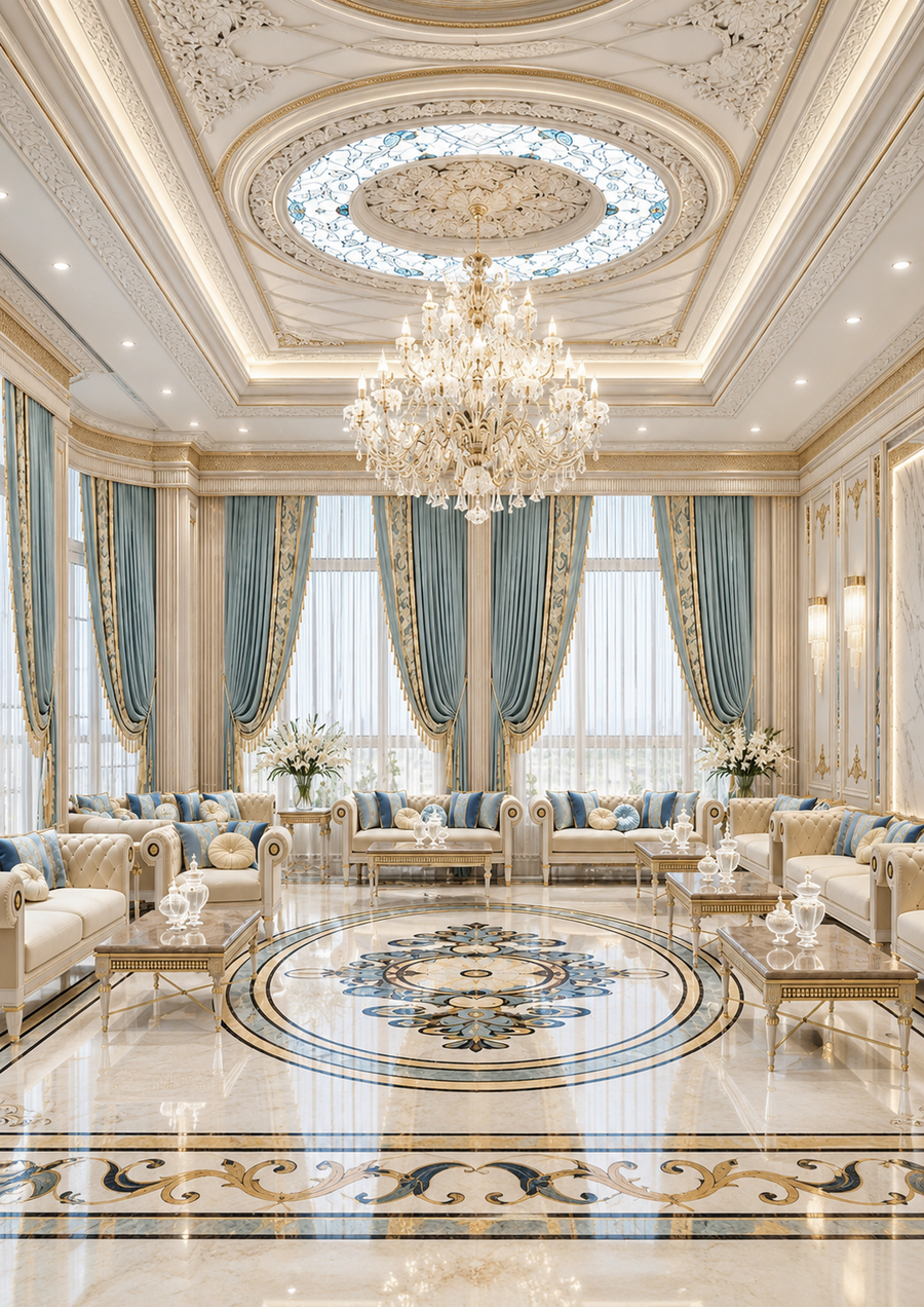 التصميم الداخلي للقصر