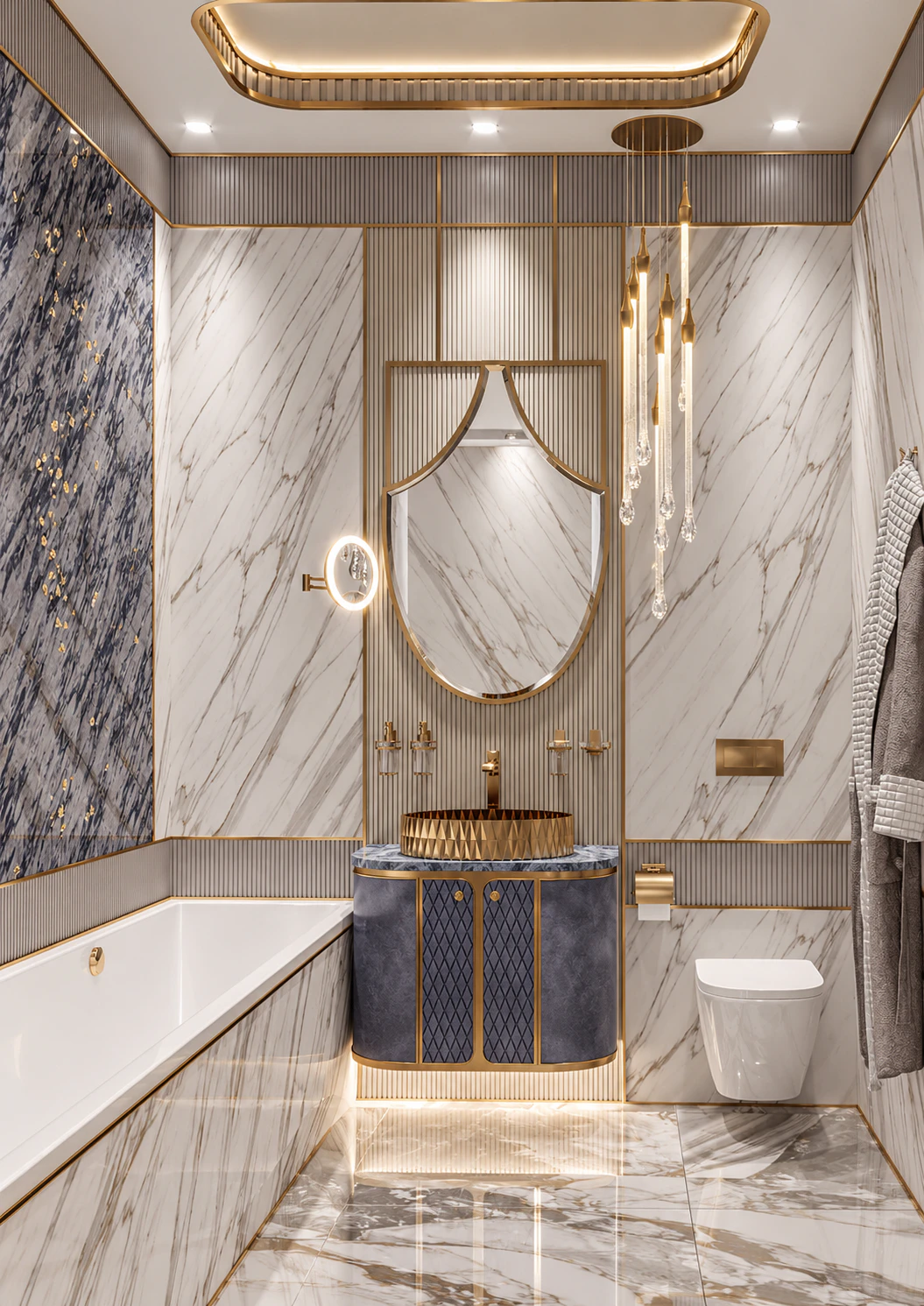 THE NEW LUXURY BATHROOM INTERIOR DESIGN