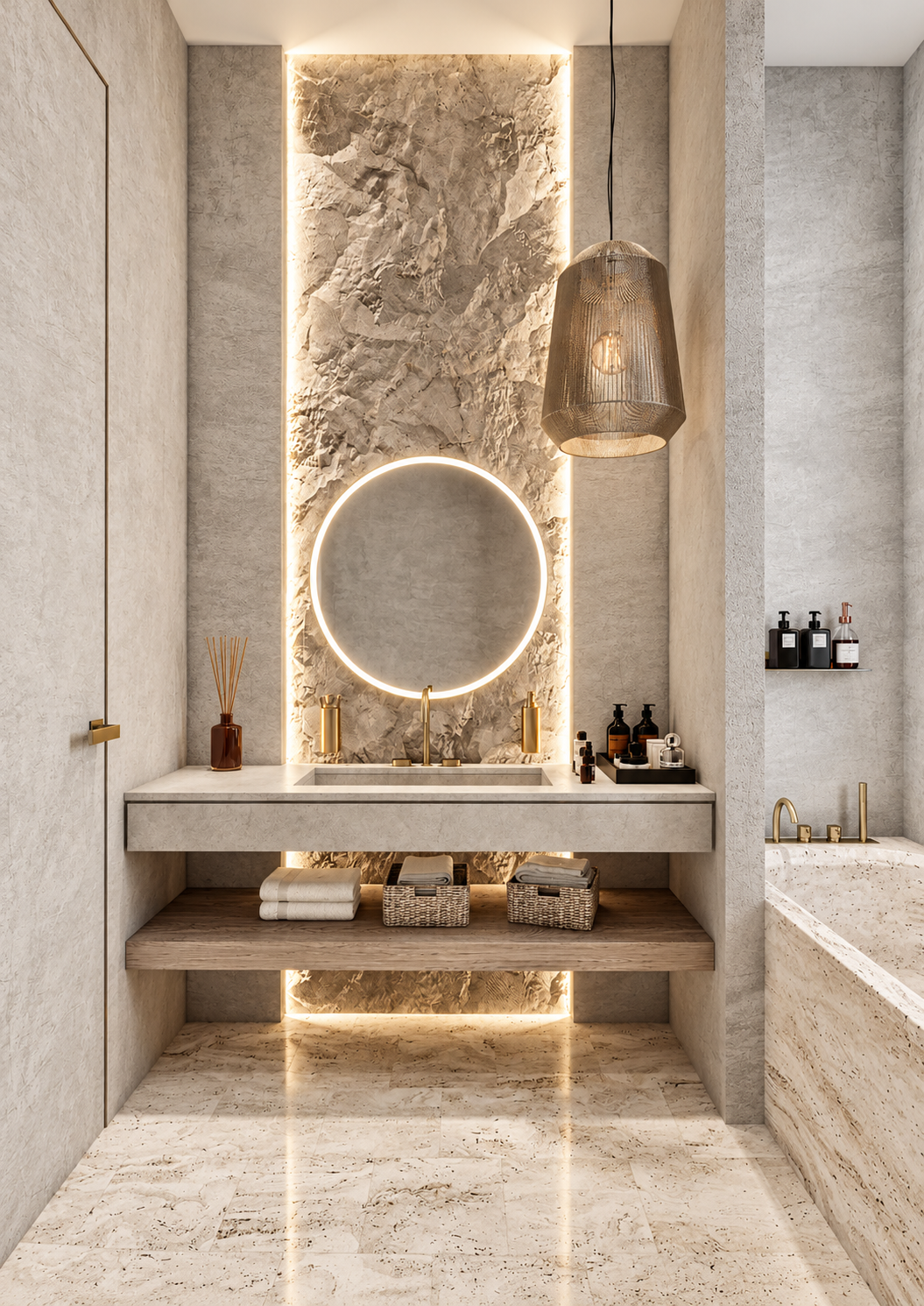 NEW LUXURY INTERIOR DESIGNS FOR BATHROOM