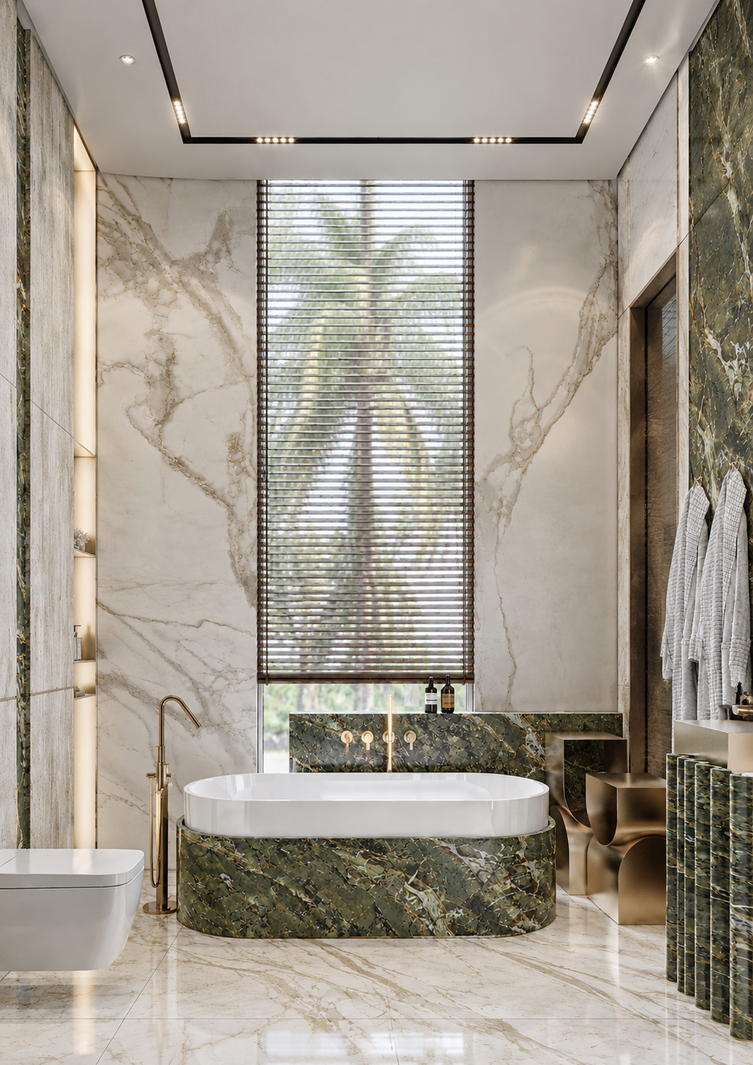 Chic modern bathroom
