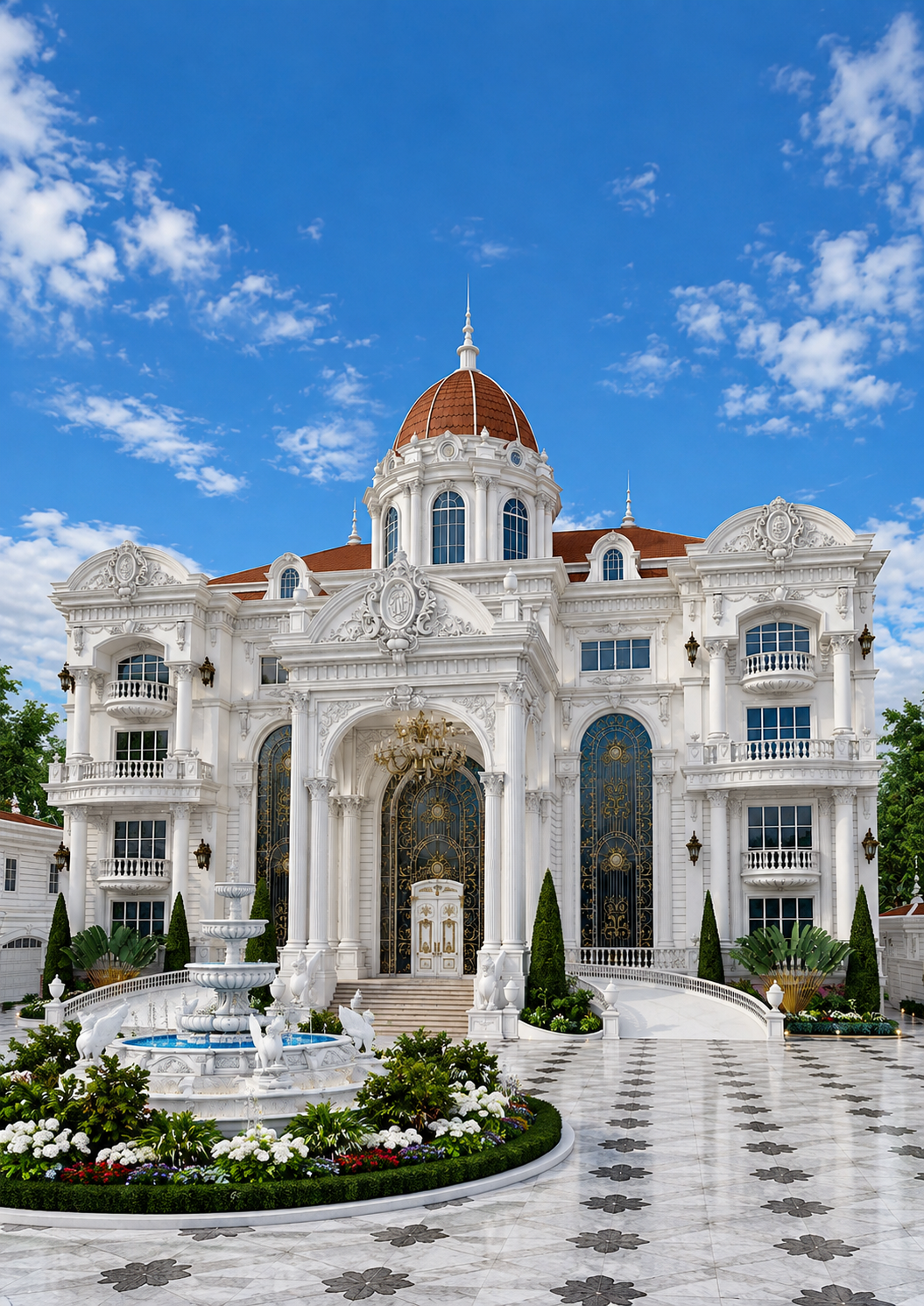 Imperial Palace Villa in Cambodia: A Grand Vision of Timeless Palace Architecture