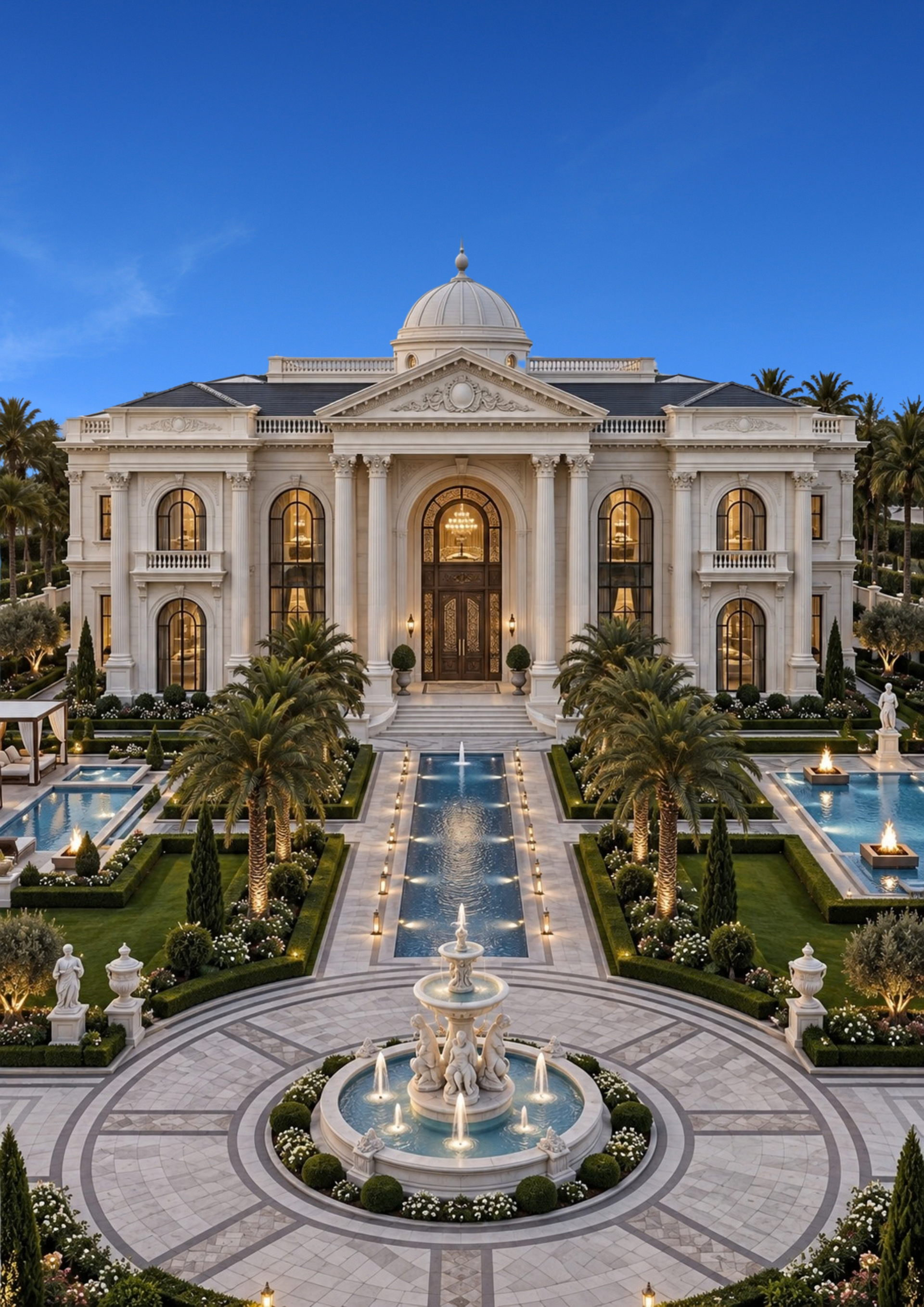 Villa Architecture in Riyadh: Majlis Led Floor Plans for Saudi