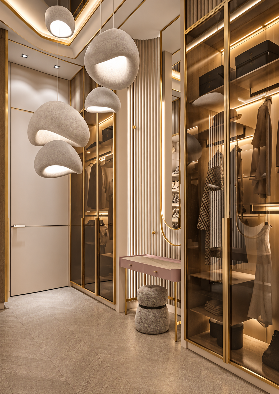 Dressing Rooms for Royal Style Villa