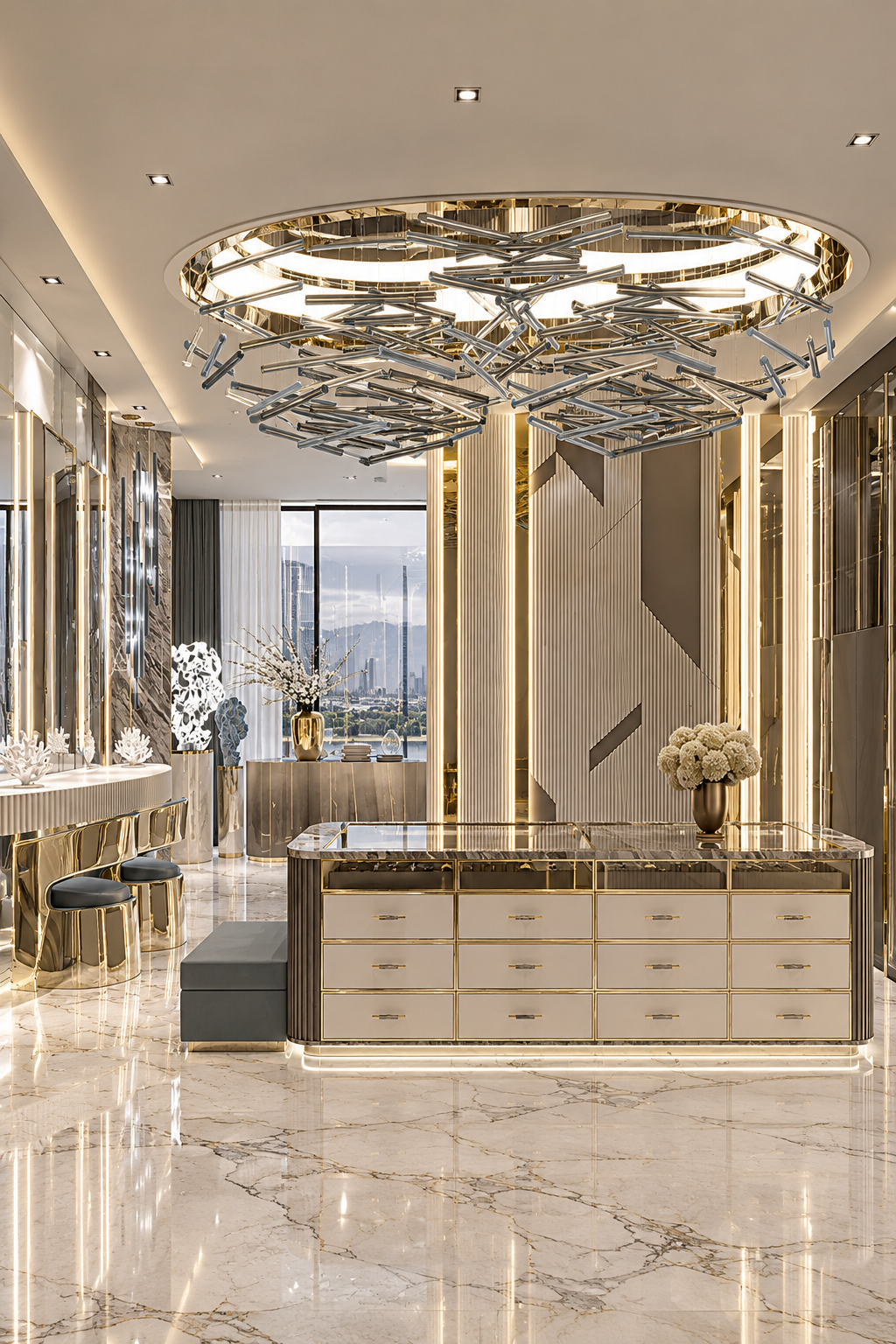 Sophisticated Dressing Room Design