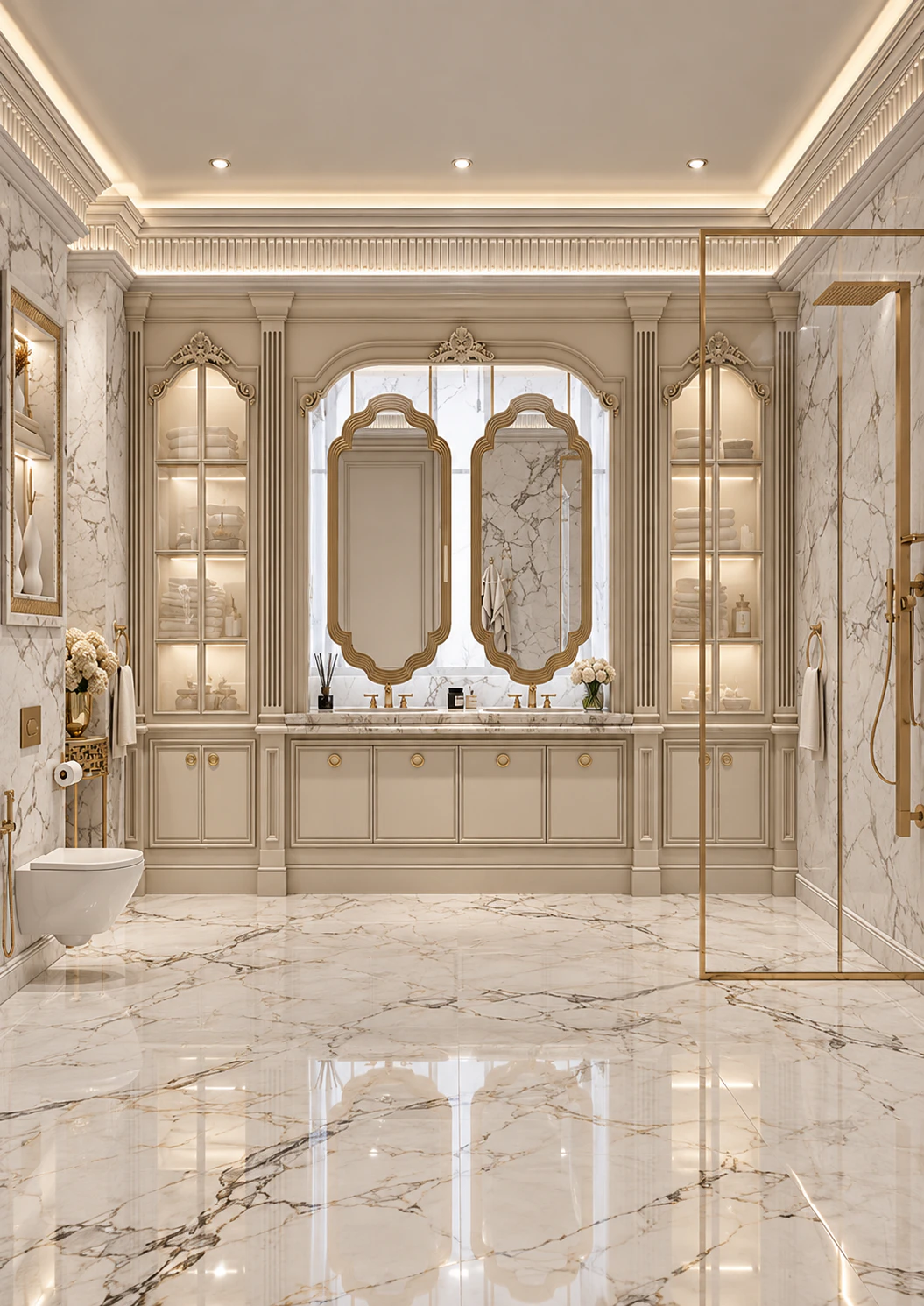 Comfortable Bathroom Interior Design