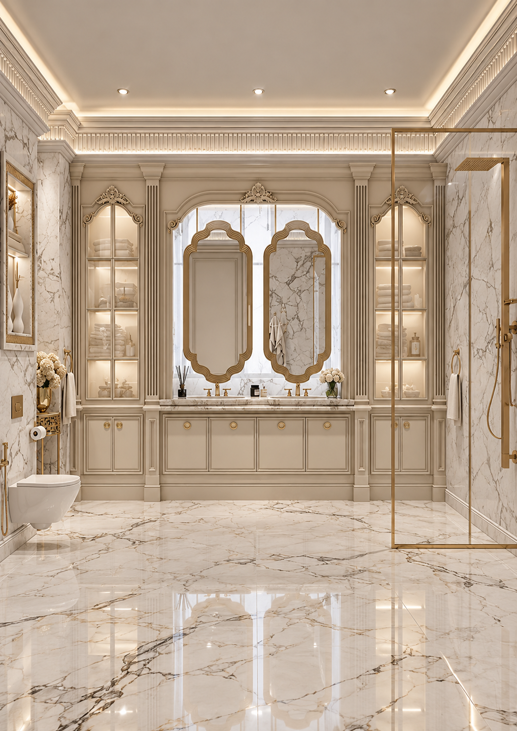 Comfortable Bathroom Interior Design