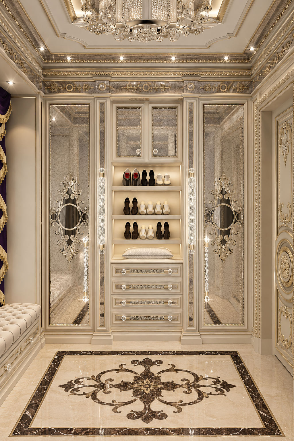 interior design Dubai wardrobe