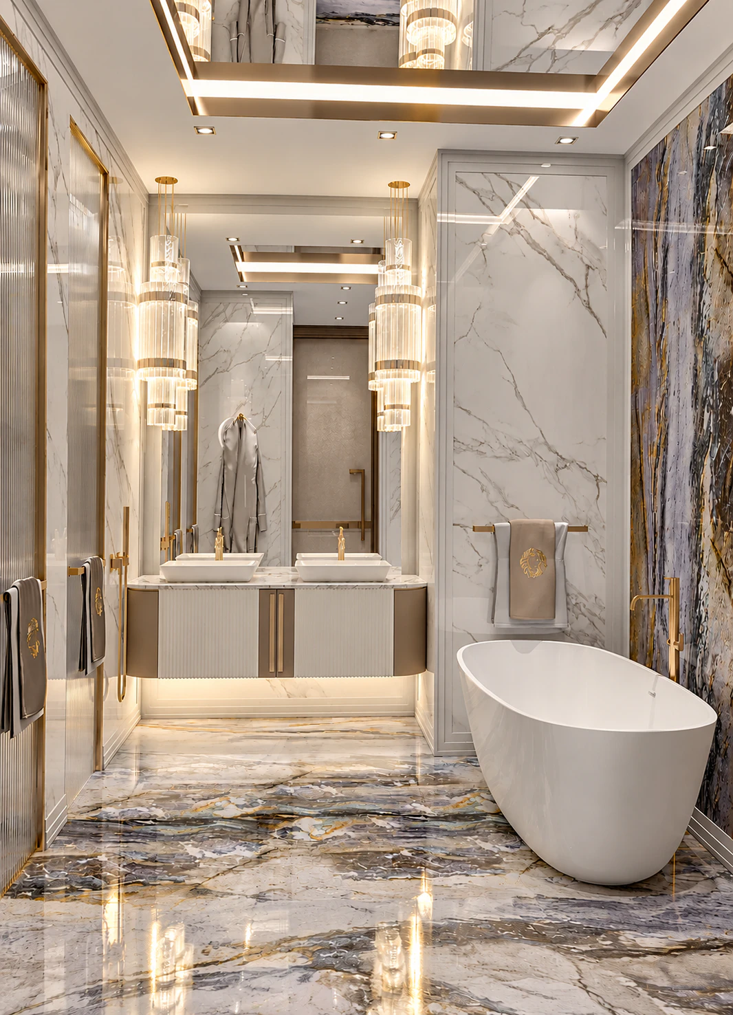 Light Bathroom Design Idea