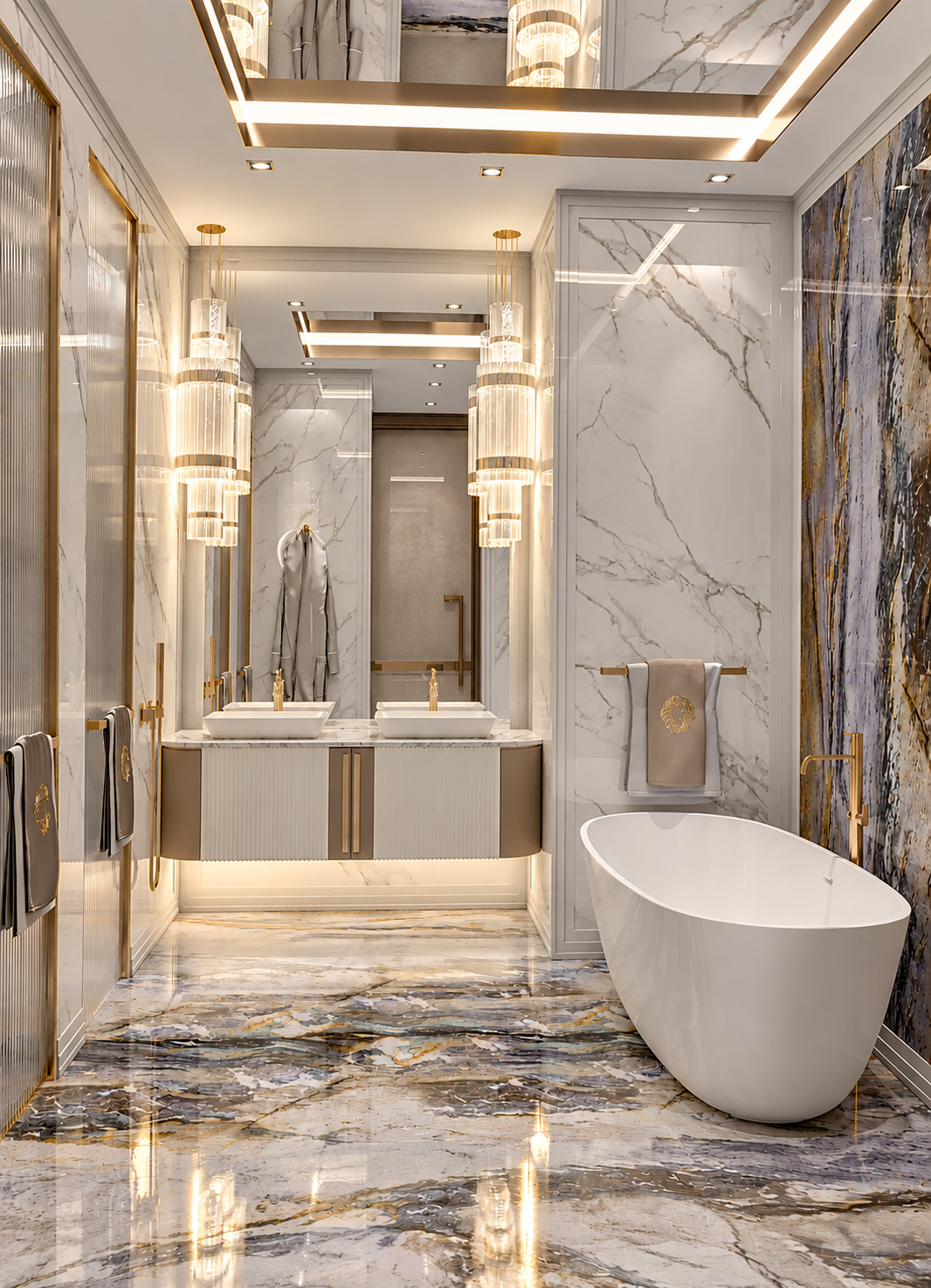 Light Bathroom Design Idea