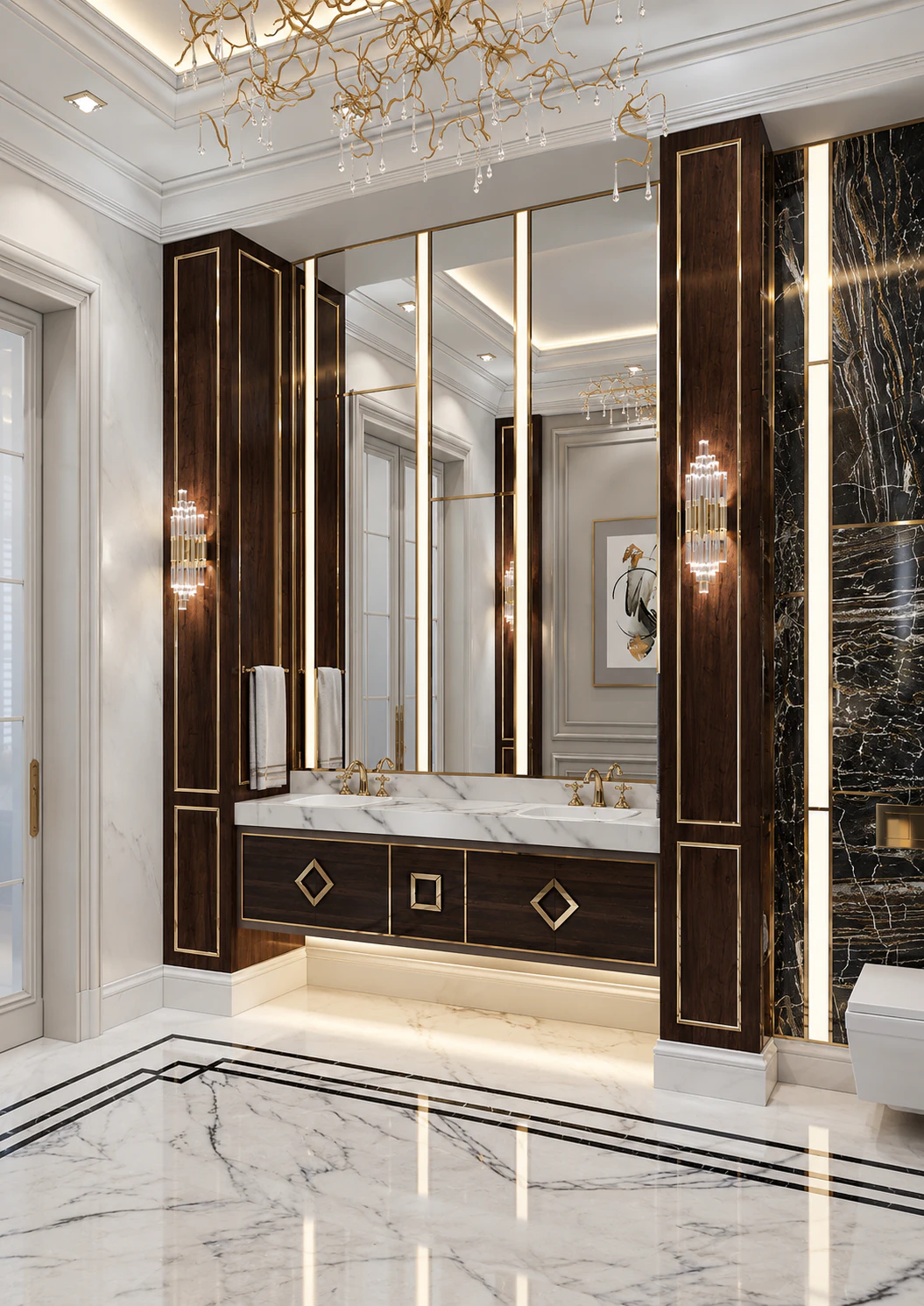 Gentle Bathroom Design Idea