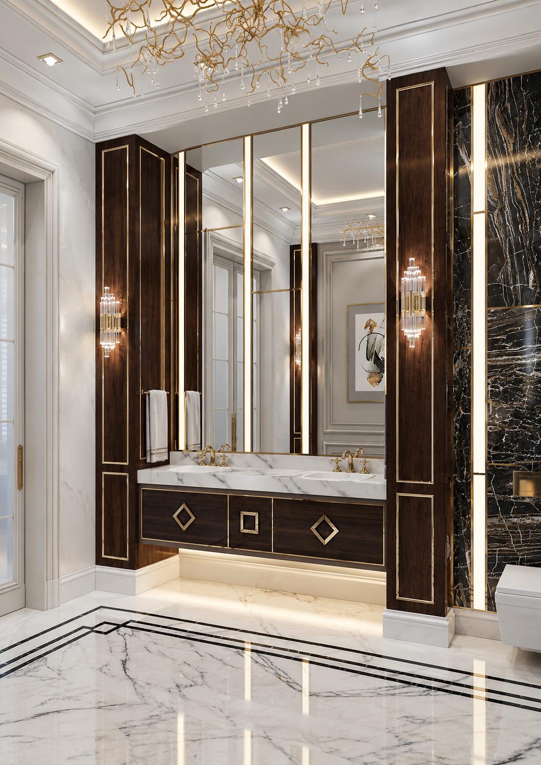Gentle Bathroom Design Idea