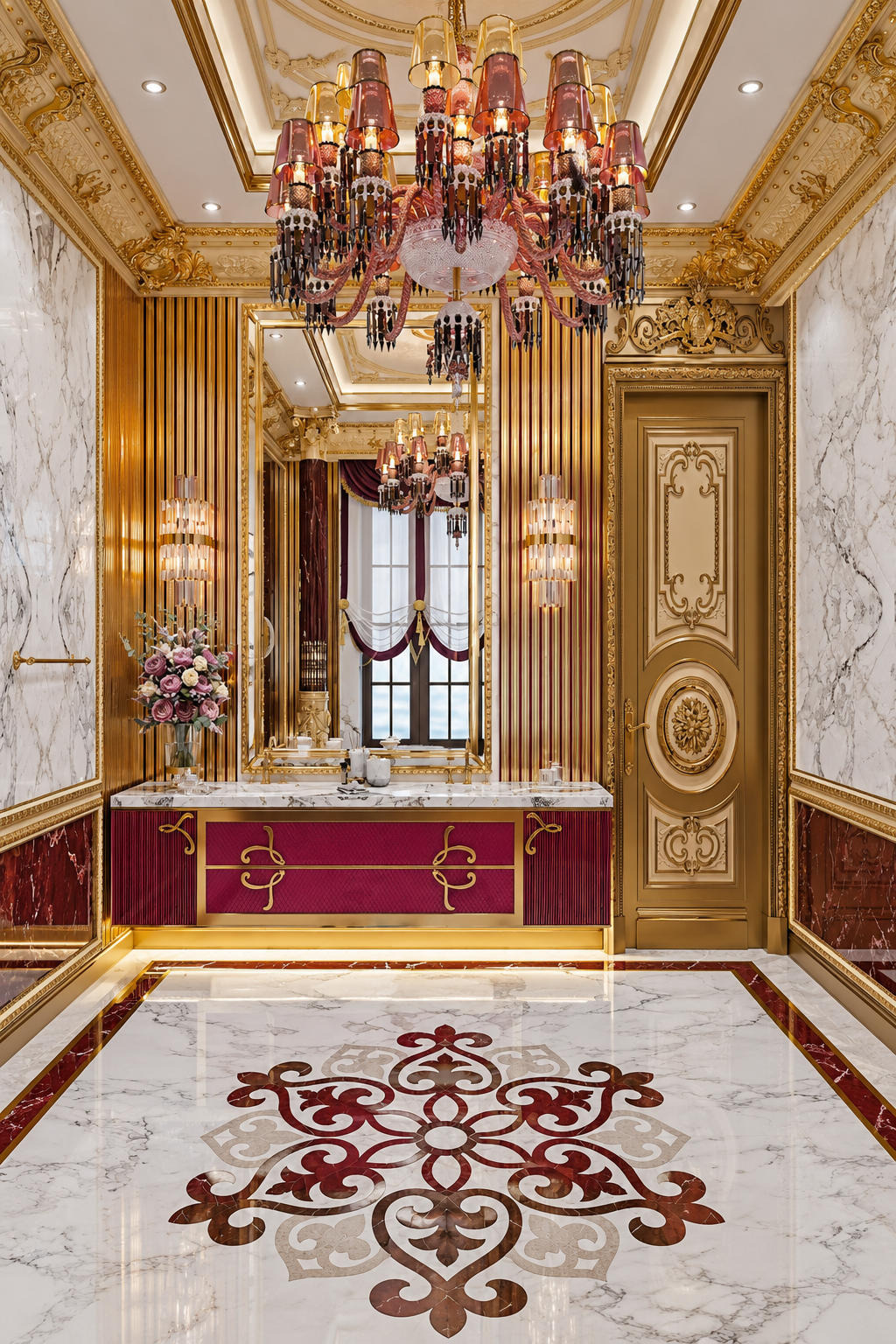 Master bathroom interior design