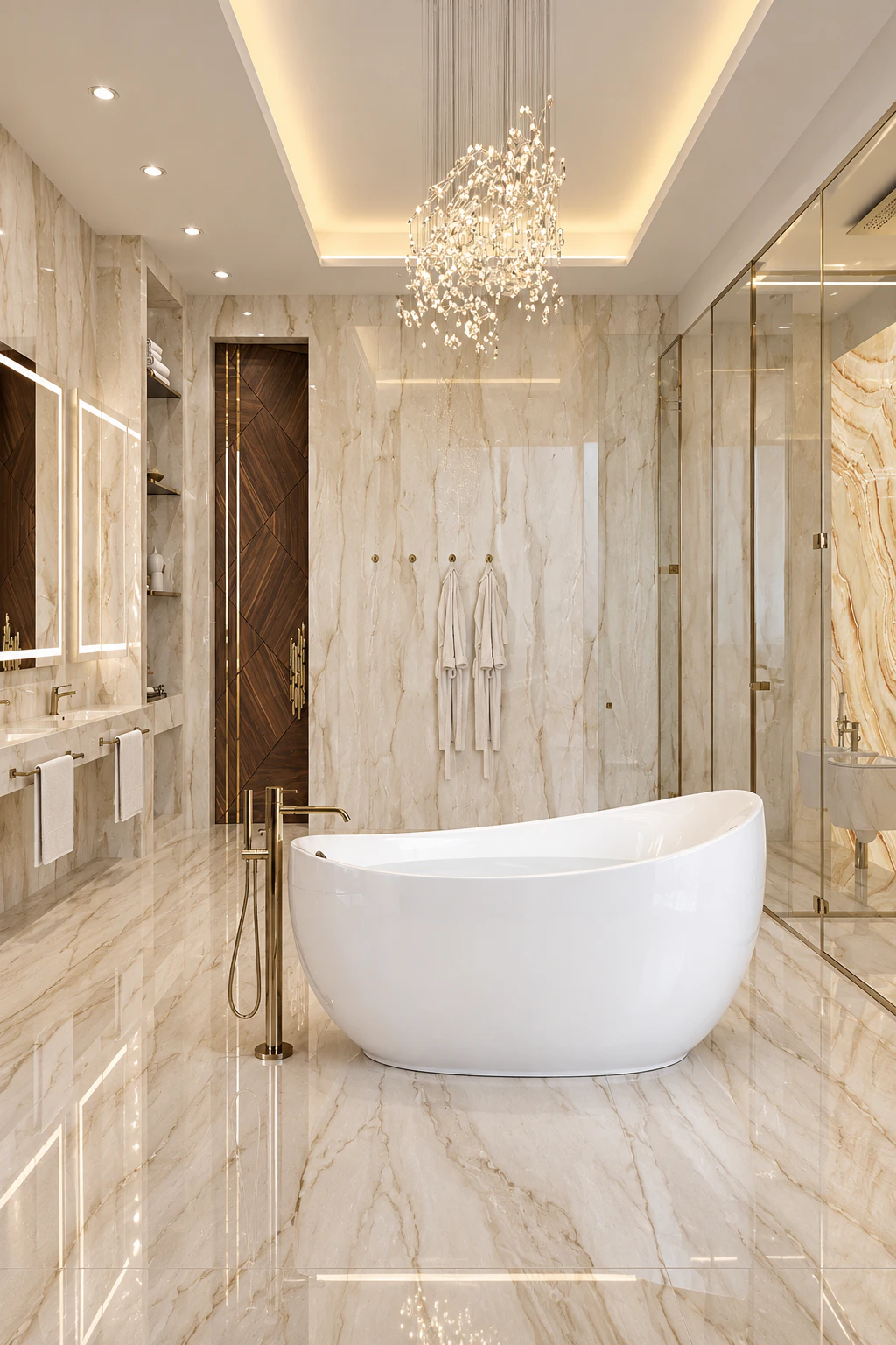 Luxury Unveiled in Luxury Bathroom Interiors